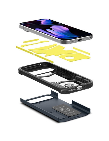 Case SPIGEN Tough Armor for GOOGLE Pixel 9 Pro XL metal slate