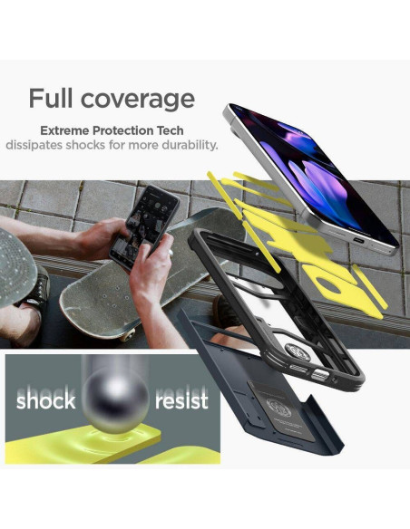 Case SPIGEN Tough Armor for GOOGLE Pixel 9 Pro XL metal slate