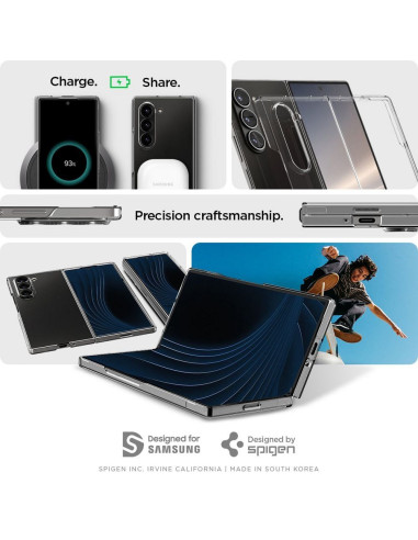 SPIGEN Coque Airskin pour SAMSUNG Z FOLD 6 transparente