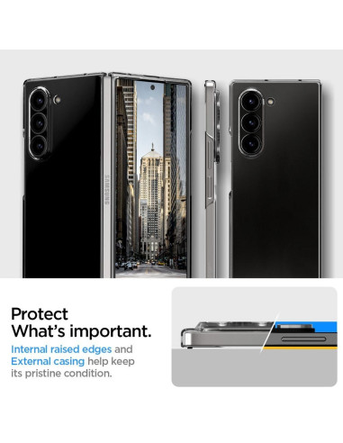 SPIGEN Coque Airskin pour SAMSUNG Z FOLD 6 transparente