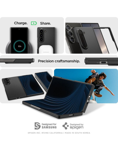 SPIGEN Coque Airskin pour SAMSUNG Z FOLD 6 noir