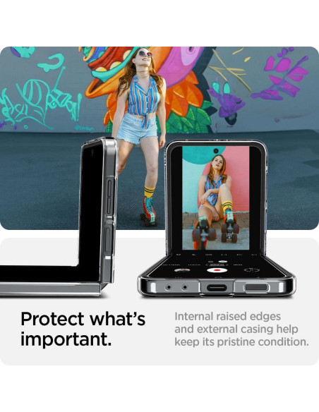 SPIGEN Coque Airskin pour SAMSUNG Z FLIP 6 transparente