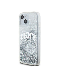 Coque DKNY pour IPHONE 15 DKHCP15SLBNAET (DKNY HC Liquid Glitters W/Arch Logo) blanc 2