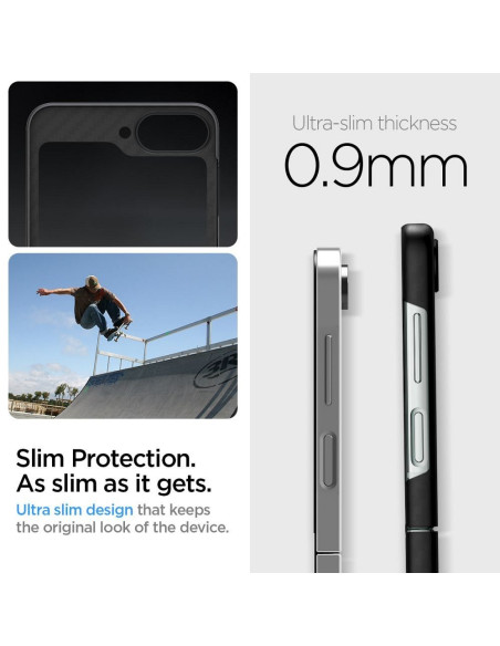 SPIGEN Coque Airskin pour SAMSUNG Z FLIP 6 noir aramide