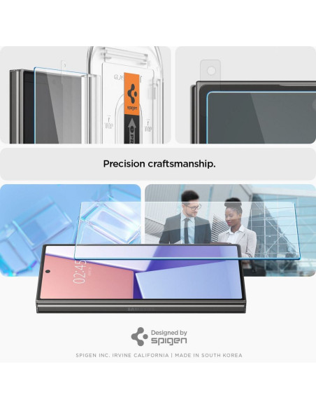 Verre trempé "EZ FIT" de SPIGEN Glas.TR Lot de 2 pour SAMSUNG Z FOLD 6 transparent