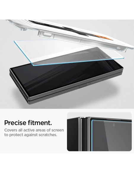 Verre trempé "EZ FIT" de SPIGEN Glas.TR Lot de 2 pour SAMSUNG Z FOLD 6 transparent