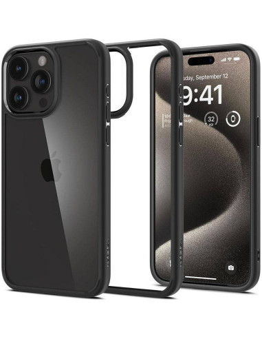 Case SPIGEN Ultra Hybrid for IPHONE 16 Pro Max matte black