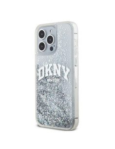 Coque DKNY pour IPHONE 15 Pro DKHCP15LLBNAET (DKNY HC Liquid Glitters W/Arch Logo) blanc 2