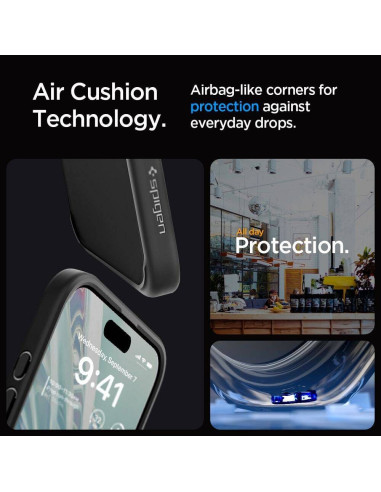 Case SPIGEN Ultra Hybrid for IPHONE 16 Pro Max matte black