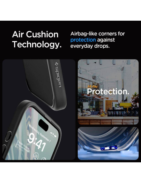 Case SPIGEN Ultra Hybrid for IPHONE 16 Pro Max matte black