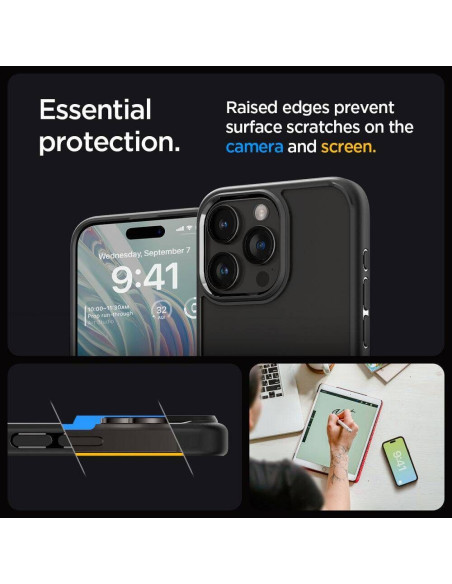 Case SPIGEN Ultra Hybrid for IPHONE 16 Pro Max matte black