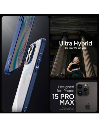 Case SPIGEN Ultra Hybrid for IPHONE 16 Pro Max navy blue