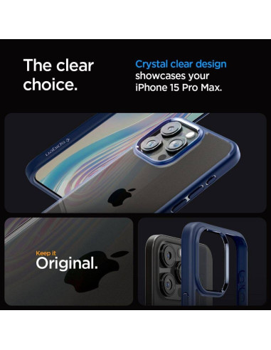 Case SPIGEN Ultra Hybrid for IPHONE 16 Pro Max navy blue