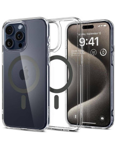 Case SPIGEN Ultra Hybrid Mag compatible with MagSafe for IPHONE 16 Pro Max graphite