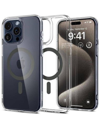Case SPIGEN Ultra Hybrid Mag compatible with MagSafe for IPHONE 16 Pro Max graphite