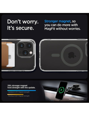 Case SPIGEN Ultra Hybrid Mag compatible with MagSafe for IPHONE 16 Pro Max graphite