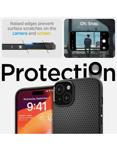 Case SPIGEN Liquid Air for IPHONE 16 Plus matte black