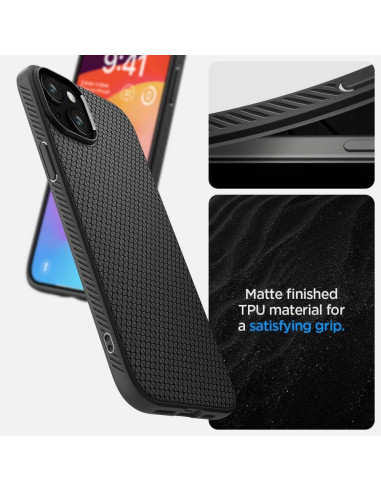 Case SPIGEN Liquid Air for IPHONE 16 Plus matte black
