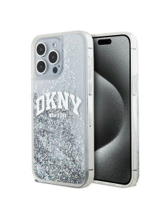 Coque DKNY pour IPHONE 15 Pro Max DKHCP15XLBNAET (DKNY HC Liquid Glitters W/Arch Logo) blanc