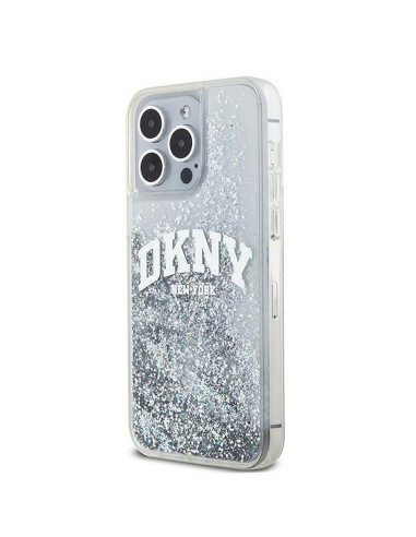 Coque DKNY pour IPHONE 15 Pro Max DKHCP15XLBNAET (DKNY HC Liquid Glitters W/Arch Logo) blanc