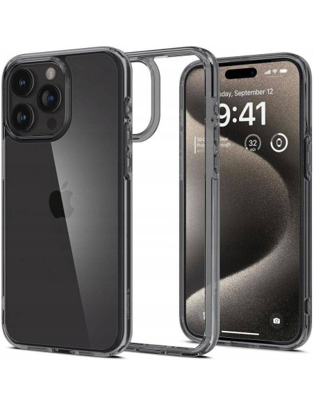 Case SPIGEN Ultra Hybrid for IPHONE 16 Pro space crystal