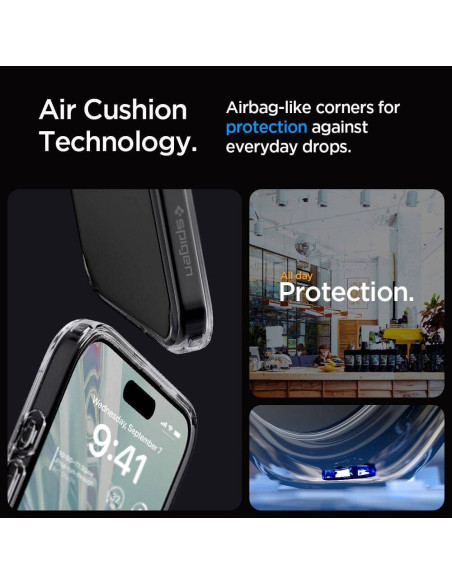 Case SPIGEN Ultra Hybrid for IPHONE 16 Pro space crystal