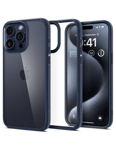 Case SPIGEN Ultra Hybrid for IPHONE 16 Pro navy blue