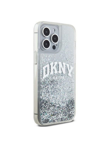 Coque DKNY pour IPHONE 15 Pro Max DKHCP15XLBNAET (DKNY HC Liquid Glitters W/Arch Logo) blanc