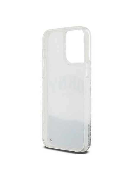 Coque DKNY pour IPHONE 15 Pro Max DKHCP15XLBNAET (DKNY HC Liquid Glitters W/Arch Logo) blanc