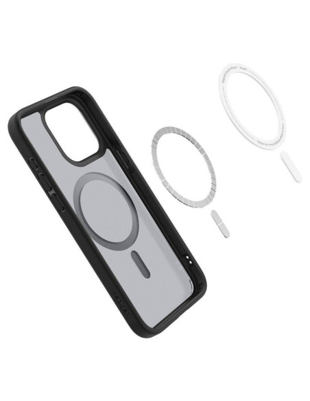 Case SPIGEN Ultra Hybrid Mag compatible with MagSafe for IPHONE 16 Pro frost black