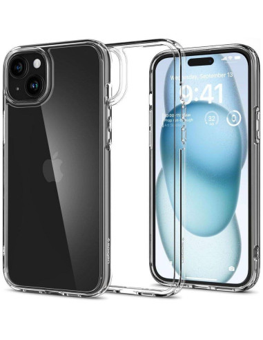 Case SPIGEN Ultra Hybrid for IPHONE 16 crystal clear