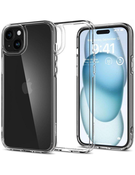 Case SPIGEN Ultra Hybrid for IPHONE 16 crystal clear