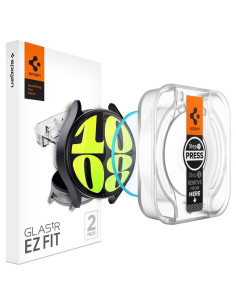 SPIGEN GLAS.TR "EZ-FIT" Verre trempé 2-PACK pour SAMSUNG Galaxy Watch 7 ( 44 MM ) transparent
