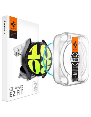 SPIGEN GLAS.TR "EZ-FIT" Verre trempé 2-PACK pour SAMSUNG Galaxy Watch 7 ( 44 MM ) transparent