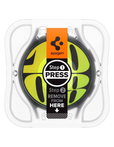 SPIGEN GLAS.TR "EZ-FIT" Verre trempé 2-PACK pour SAMSUNG Galaxy Watch 7 ( 44 MM ) transparent