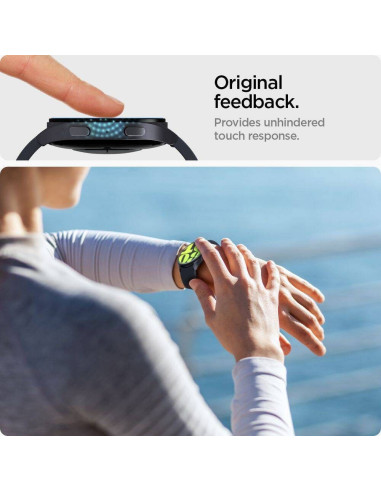 SPIGEN GLAS.TR "EZ-FIT" Verre trempé 2-PACK pour SAMSUNG Galaxy Watch 7 ( 44 MM ) transparent