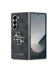 Coque GUESS pour SAMSUNG Z Fold 6 GUHCZFD64GMGGR (PU 4G Leather Metal Logo) noir