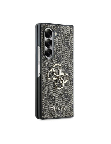 Coque GUESS pour SAMSUNG Z Fold 6 GUHCZFD64GMGBR (PU 4G Leather Metal Logo) marron