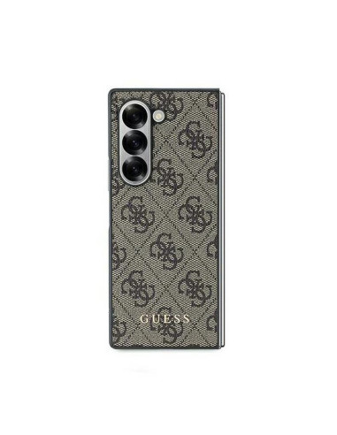 Coque GUESS pour SAMSUNG Z Fold 6 GUHCZFD6GF4GBR (HC PU 4G Charm) marron