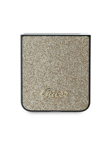 Coque GUESS pour SAMSUNG Z Flip 6 GUHCZF6HGGSHD (HC PU 4G Glitter Script) or