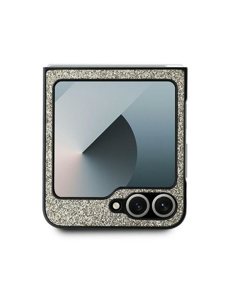 Coque GUESS pour SAMSUNG Z Flip 6 GUHCZF6HGGSHD (HC PU 4G Glitter Script) or
