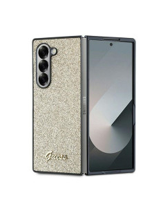 Coque GUESS pour SAMSUNG Z Fold 6 GUHCZFD6HGGSHD (HC PU 4G Glitter Script) or