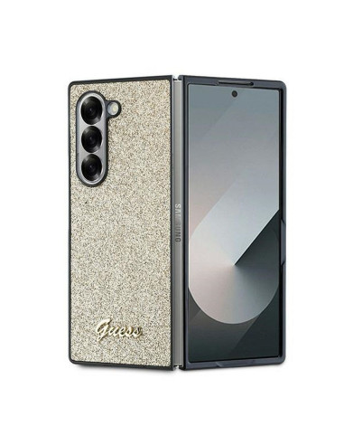 Coque GUESS pour SAMSUNG Z Fold 6 GUHCZFD6HGGSHD (HC PU 4G Glitter Script) or