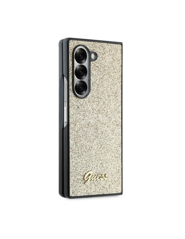 Coque GUESS pour SAMSUNG Z Fold 6 GUHCZFD6HGGSHD (HC PU 4G Glitter Script) or