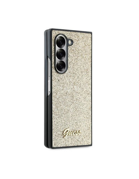Coque GUESS pour SAMSUNG Z Fold 6 GUHCZFD6HGGSHD (HC PU 4G Glitter Script) or