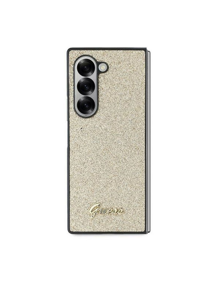 Coque GUESS pour SAMSUNG Z Fold 6 GUHCZFD6HGGSHD (HC PU 4G Glitter Script) or
