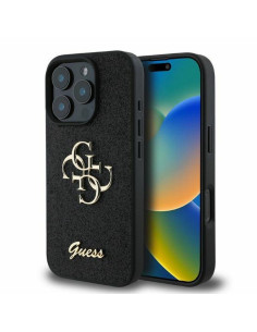 GUESS case for IPHONE 16 Pro GUHCP16LHG4SGK (Fixed Glitter Big 4G) black