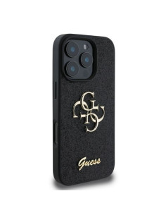 GUESS case for IPHONE 16 Pro Max GUHCP16XHG4SGK (Fixed Glitter Big 4G) black 2