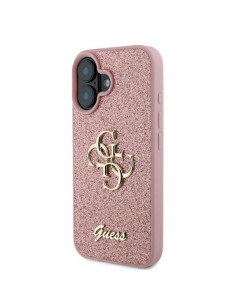 GUESS case for IPHONE 16 Plus GUHCP16MHG4SGP (Fixed Glitter Big 4G) pink 2