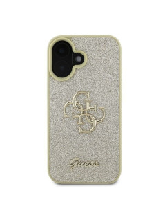 GUESS case for IPHONE 16 GUHCP16SHG4SGD (Fixed Glitter Big 4G) gold 2